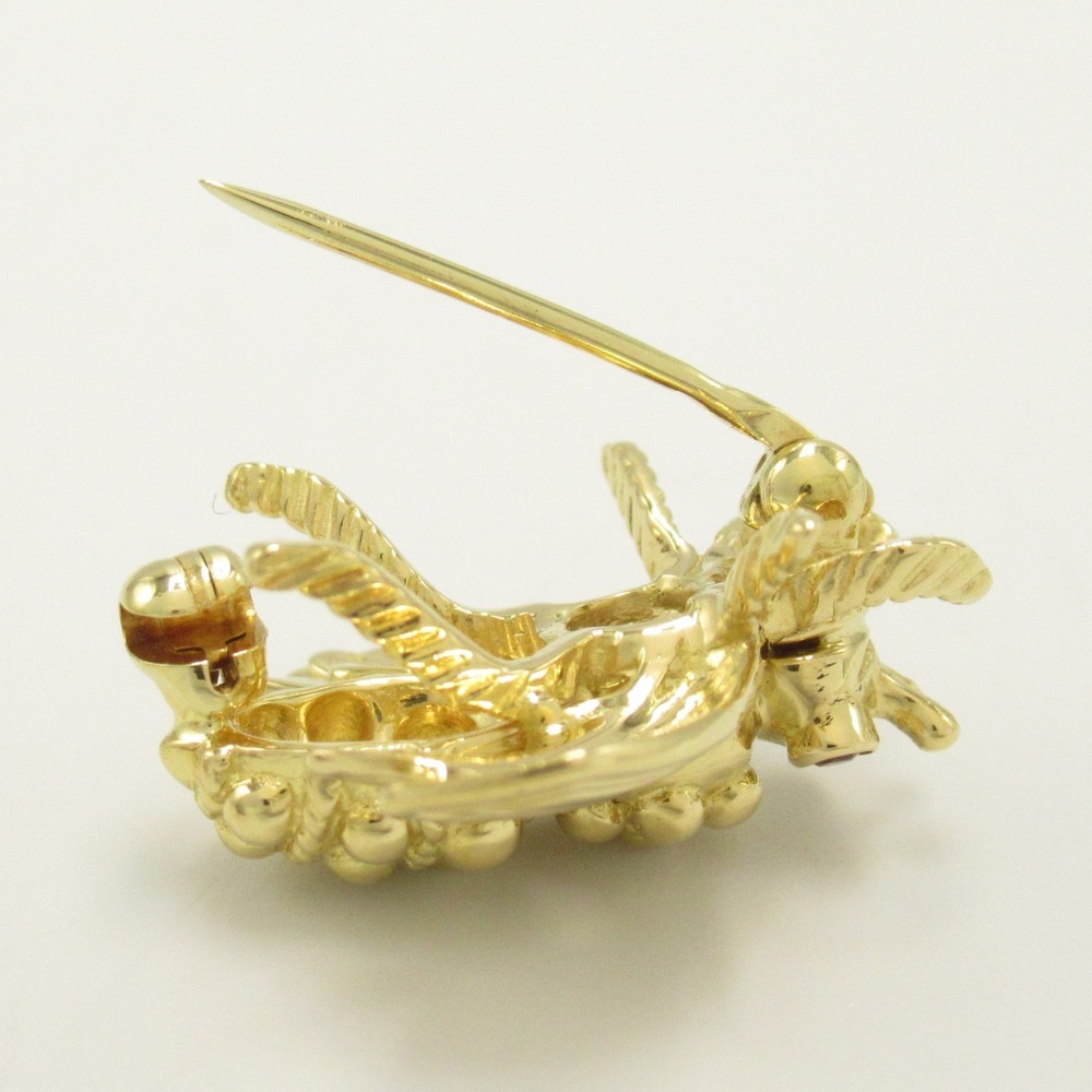 Tiffany Ruby Brooch Yellow Gold Ruby - image 5